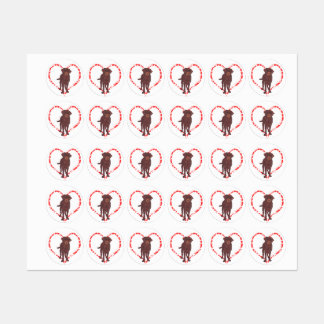 ETIQUETAS LABRADOR RETRIEVER HEART