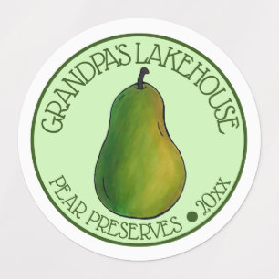 Etiquetas Lágrimas De Fruta De Pelo Verde De Verano Ripe Can