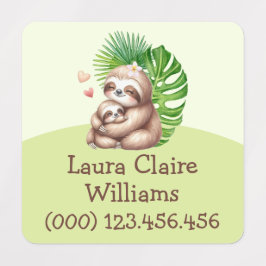 Etiquetas Láminas de ropa para niños con Personalizable de m