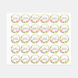 Etiquetas Las Flores Elegantes De Tulipanes Rústicos Añaden 