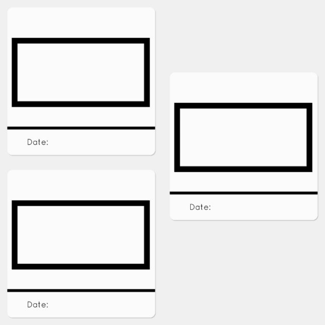 Etiquetas Leftovers de comida de la moderna organización de  (Grupo)