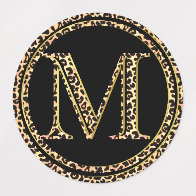 Etiquetas Leopard M (Diseño 3)