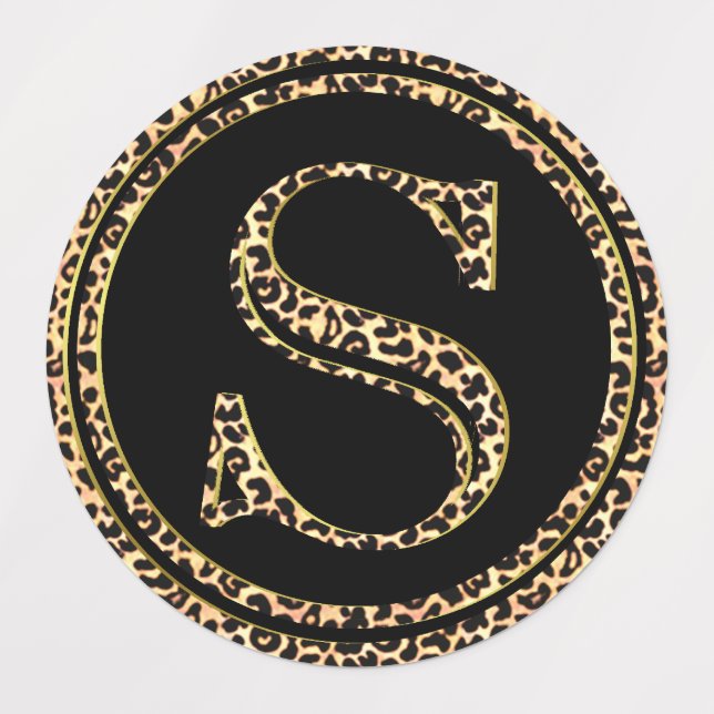 Etiquetas Leopard S (Diseño 3)