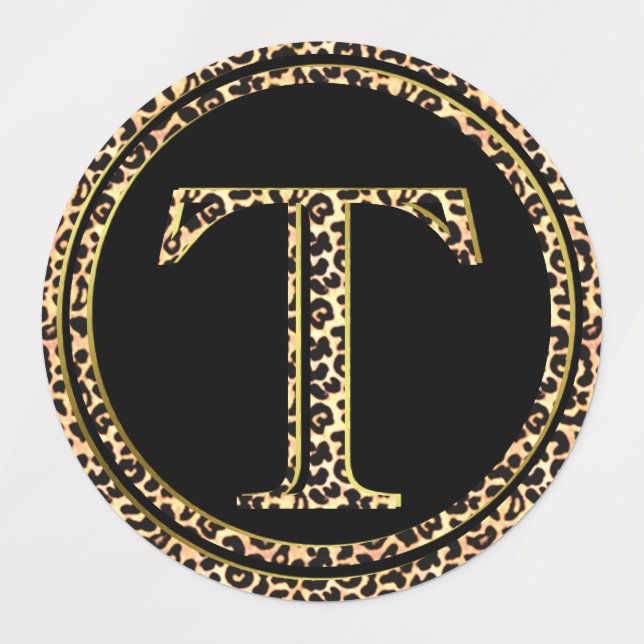 Etiquetas Leopard T (Diseño 3)