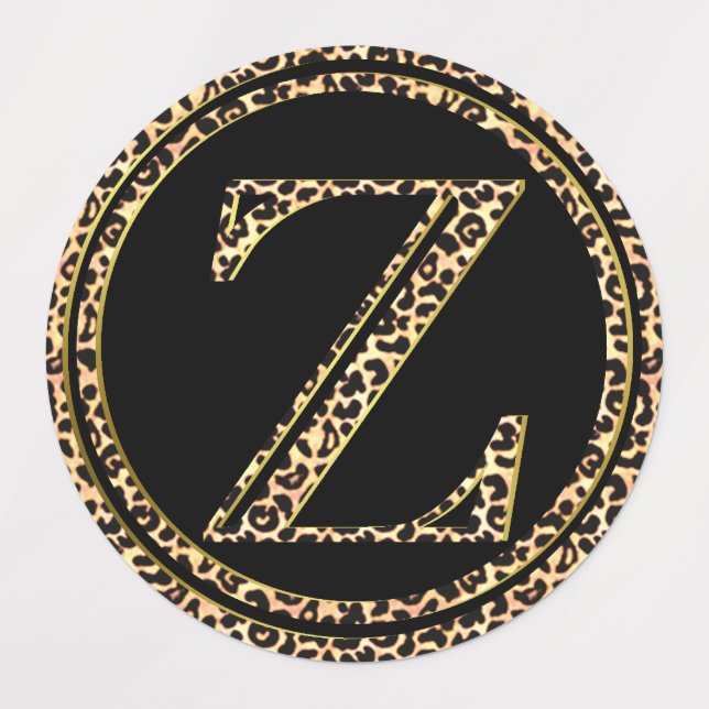 Etiquetas Leopard Z (Diseño 3)