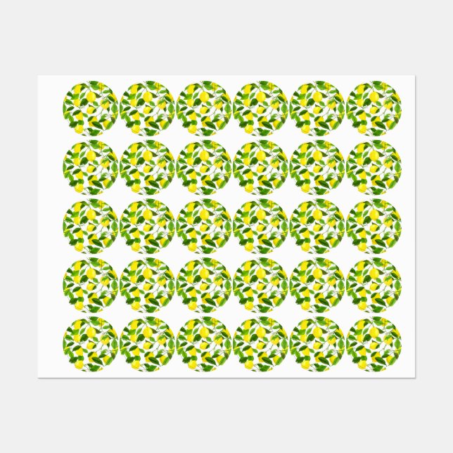 Etiquetas Limón acuático (Hoja)