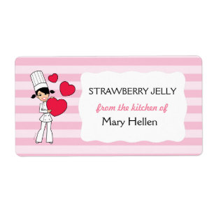 Etiquetas lindas de la hornada personalizadas