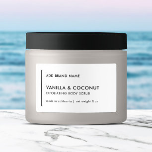 Etiquetas Línea vertical Añadir un producto moderno de marca