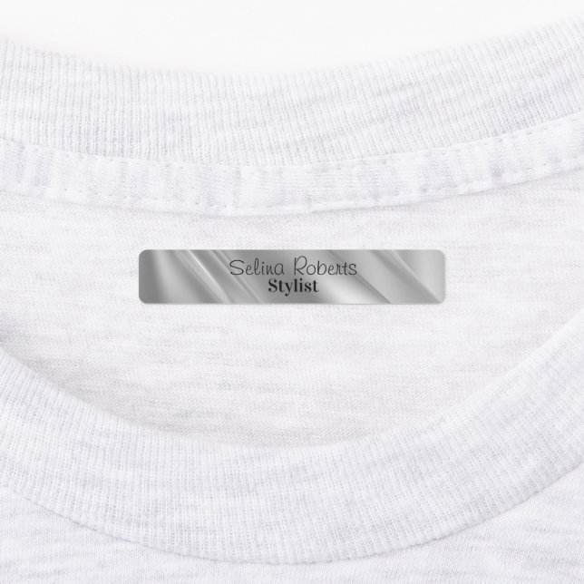 Etiquetas Líneas diagonales de gradiente plateado (Fijada)