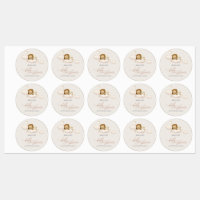 Lion Baby Shower Labels
