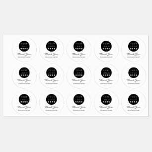 Etiquetas Logotipo de personalizado Gracias Nombre de Instag