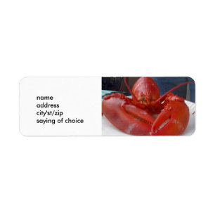 ETIQUETAS LUSCIOSAS DEL LOBSTER