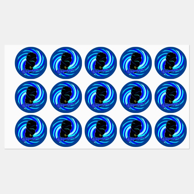 Etiquetas Maferefun Yemaya (Hoja)