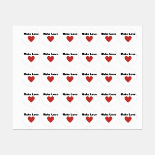 Etiquetas Make Love Hearts 2024