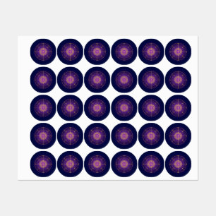 Etiquetas Mandala Sagrado Celestial – Geometría Mística