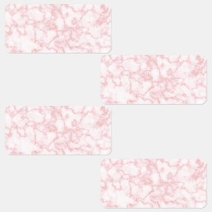 Etiquetas Marble Pink