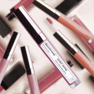 Etiquetas Marca de producto de brillo de brillo de brillo de