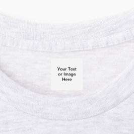 Etiquetas Marca de ropa de personalizable / tamaño / mensaje