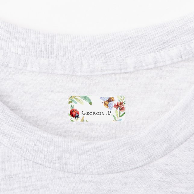 Etiquetas Mariposa Bumblebee | Ropa palpable (Fijada)