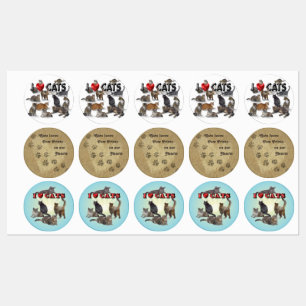 Etiquetas Me encantan los gatos