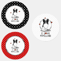 Me encantan los Papillones (blancos y negros) Cora