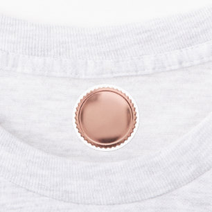 Etiquetas Medalla de sello de estrella de papel de oro rosa