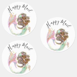 Etiquetas Mermaid Baby Shower