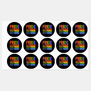 Etiquetas Mes del Orgullo Gay LGBT