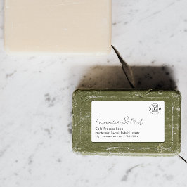 Etiquetas Minimal Add Your Logo Script Beauty Product