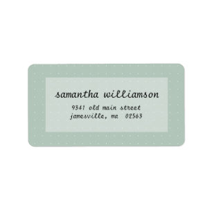 Etiquetas minimalistas modernas del remite de la