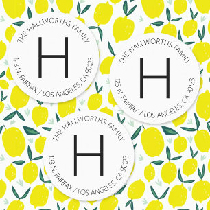 Etiquetas Mínimo impermeable moderno blanco y negro