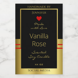 Etiquetas modernas de embalaje de productos en neg