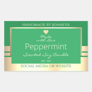 Etiquetas modernas de embalaje de productos verdes