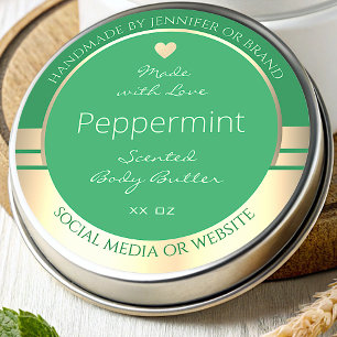 Etiquetas modernas de embalaje de productos verdes