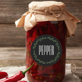 Etiquetas modernas personalizadas de jarras de esp