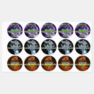 Etiquetas Monster Truck Party Favorece a Pegatinas/etiquetas