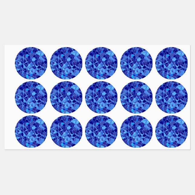 Etiquetas mosaico roto C (Hoja)