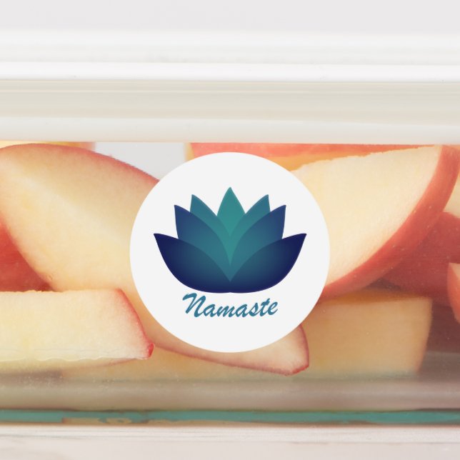 Etiquetas Namaste Lotus Flower (Fijada)