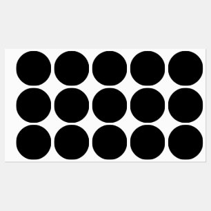 Etiquetas Negro (color sólido)