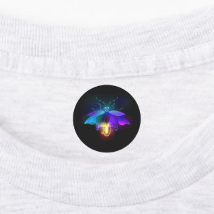 Etiquetas Neon Firefly en negro