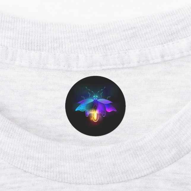 Etiquetas Neon Firefly en negro (Fijada)