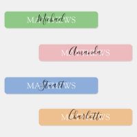 Niños con Colores Pastel Personalizados De Nuevo A