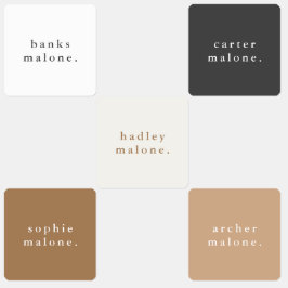 Etiquetas Niños simples Nombre Ropa impermeable