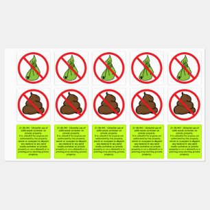 Etiquetas No a la Plaza de la Caca del Perro