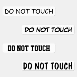 Etiquetas No tocar