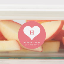 Nombre a prueba de agua del arco iris del corazón