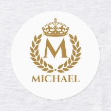 Nombre de la Corona Dorada del Rey Real Vintage Ne