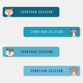 Etiquetas Nombre de los animales de los bosques de las tierr