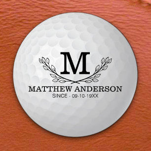 Etiquetas Nombre del patrón de bola de golf personalizado an
