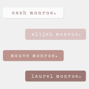 Etiquetas Nombre impermeable simple de los niños de la máqui